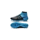 2015 Nike Magista Obra Firm Ground ACC Men Leather Black Blue Football Boots