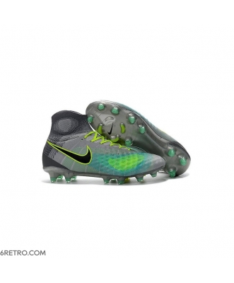 2016 Nike Magista Obra II Firm Ground ACC Grey Blue Black Football Boots