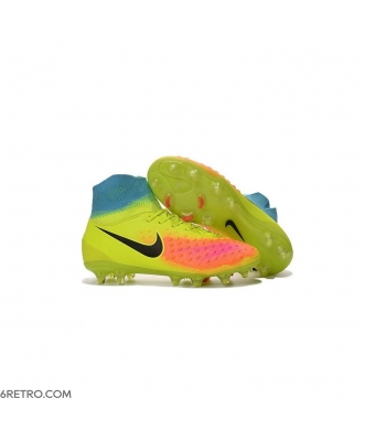 2016 Nike Magista Obra II Firm Ground ACC Volt Black Orange Football Boots