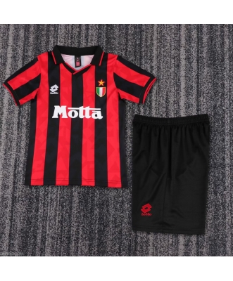 AC Milan Retro Home Shirt Kids 93-94