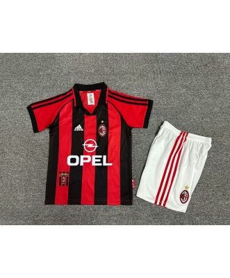 AC Milan Retro Home Shirt Kids 98-99
