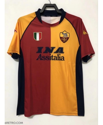 AS Roma Retro Home Shirt Men 00-01