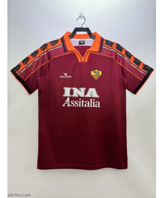AS Roma Retro Home Shirt Men 98-99