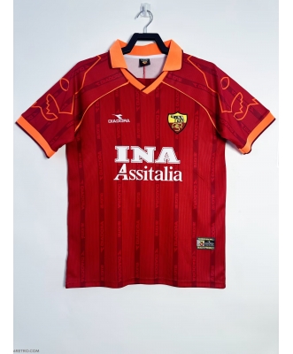AS Roma Retro Home Shirt Men 99-00