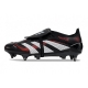 Adidas 2025 Predator Elite FT Firm Ground Black Grey Four Lucid Red Football Boots
