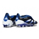 Adidas 2025 Predator Elite FT Firm Ground Black Royal White Football Boots Adidas 2025 Predator Elite FT Firm Ground Black Royal White Football Boots