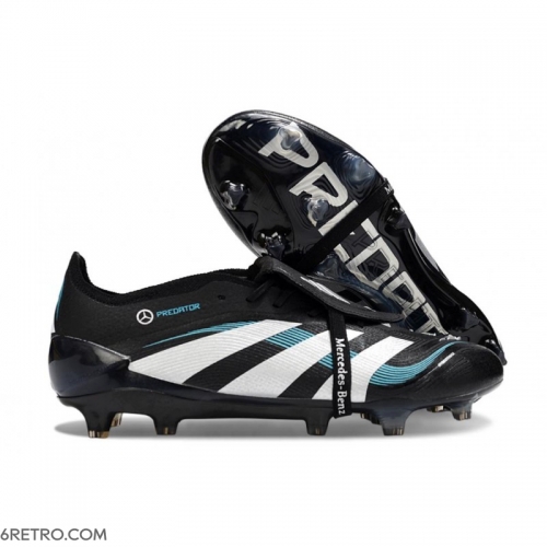 Adidas 2025 Predator Elite FT Firm Ground Black White Football Boots Adidas 2025 Predator Elite FT Firm Ground Black White Football Boots
