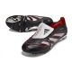 Adidas 2025 Predator Elite FT Firm Ground Black White Red Football Boots