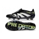 Adidas 2025 Predator Elite FT Firm Ground Black White Volt Football Boots