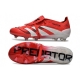 Adidas 2025 Predator Elite FT Firm Ground Lucid Red White Black Football Boots