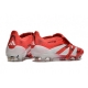 Adidas 2025 Predator Elite FT Firm Ground Lucid Red White Black Football Boots