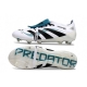 Adidas 2025 Predator Elite FT Firm Ground White Black Blue Football Boots