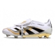 Adidas 2025 Predator Elite FT Firm Ground White Black Gold Met Football Boots