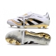 Adidas 2025 Predator Elite FT Firm Ground White Black Gold Met Football Boots