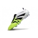 Adidas 2025 Predator Elite FT Firm Ground White Black Lucid Lemon Football Boots