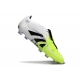 Adidas 2025 Predator Elite FT Firm Ground White Black Lucid Lemon Football Boots