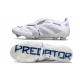 Adidas 2025 Predator Elite FT Firm Ground White Silver Met. Bright Royal Football Boots