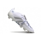 Adidas 2025 Predator Elite FT Firm Ground White Silver Met. Bright Royal Football Boots