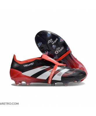 Adidas 2025 Predator Elite FT Firm Ground X MOMENTS Black White Vivid Red Football Boots