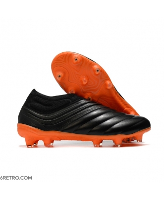 Adidas Copa 20+ Firm Ground Black Orange Football Boots