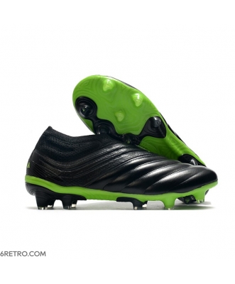 Adidas Copa 20+ Firm Ground Dark Motion - Core Black Signal Green Football Boots