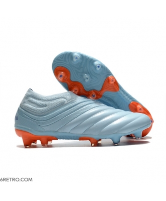 Adidas Copa 20+ Firm Ground Sky Tint Team Royal Blue Signal Coral Football Boots