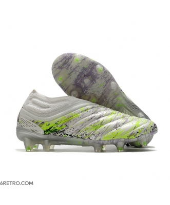 Adidas Copa 20+ Firm Ground Uniforia - White Core Black Signal Green Football Boots