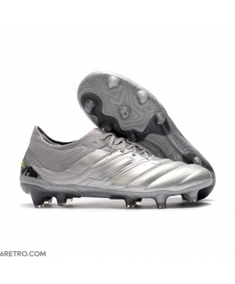 Adidas Copa 20.1 Firm Ground Silver Solar Yellow Football Boots