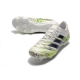 Adidas Copa 20.1 Firm Ground White Core Black Signal Green Football Boots