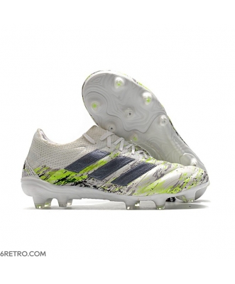Adidas Copa 20.1 Firm Ground White Core Black Signal Green Football Boots