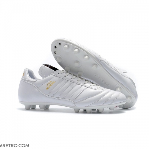 Adidas Copa Mundial Firm Ground K-Leather Full White Football Boots Adidas Copa Mundial Firm Ground K-Leather Full White Football Boots