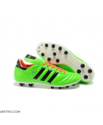 Adidas Copa Mundial Firm Ground K-Leather Solar Slime Football Boots