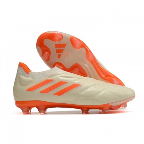 Adidas Copa Pure+ Firm Ground Off White Team Solar Orange Football Boots Adidas Copa Pure+ Firm Ground Off White Team Solar Orange Football Boots