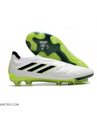 Adidas Copa Pure+ Firm Ground White Core Black Lucid Lemon Football Boots