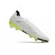 Adidas Copa Pure+ Firm Ground White Core Black Lucid Lemon Football Boots
