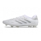 Adidas Copa Pure 2 Elite+ Firm Ground Pearlized - White Silver Metallic Football Boots