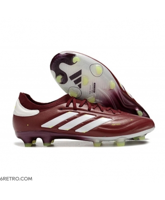 Adidas Copa Pure 2 Elite+ Firm Ground Shadow Red White Team Solar Yellow Football Boots