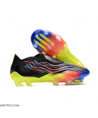Adidas Copa Sense+ Firm Ground Firm Ground Core Black Bright Cyan Team Solar Yellow Football Boots