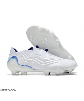 Adidas Copa Sense+ Firm Ground Firm Ground White Hi Res Blue Legacy Indigo Football Boots