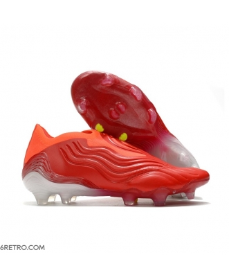 Adidas Copa Sense+ Firm Ground Meteorite - Red White Solar Red Football Boots