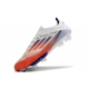 Adidas F50+ Elite Firm Ground Advancement - White Solar Red Lucid Blue Football Boots Adidas F50+ Elite Firm Ground Advancement - White Solar Red Lucid Blue Football Boots