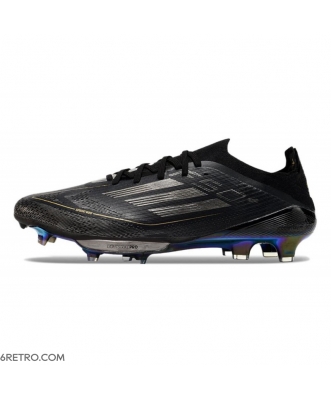 Adidas F50+ Elite Firm Ground Core Black Iron Met Gold Met Football Boots