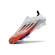 Adidas F50+ Laceless Firm Ground Advancement - White Solar Red Lucid Blue Football Boots