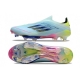 Adidas F50+ Laceless Firm Ground Almost Blue Semi Lucid Blue Semi Solar Yellow Football Boots