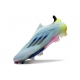 Adidas F50+ Laceless Firm Ground Almost Blue Semi Lucid Blue Semi Solar Yellow Football Boots