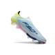 Adidas F50+ Laceless Firm Ground Almost Blue Semi Lucid Blue Semi Solar Yellow Football Boots