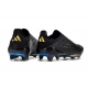Adidas F50+ Laceless Firm Ground Core Black Iron Met Gold Met Football Boots
