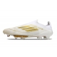 Adidas F50+ Laceless Firm Ground Ftwr White Gold Met Football Boots