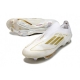 Adidas F50+ Laceless Firm Ground Ftwr White Gold Met Football Boots