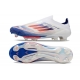 Adidas F50+ Laceless Firm Ground Ftwr White Solar Red Lucid Blue Football Boots